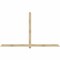 Ekena Millwork Eugene Rough Sawn Timber Gable Bracket, Douglas Fir, 108"W x 63"H x 4"D x 4"F, 14/12 Pitch GBW108X63X0404EUG00RDF - alternate 1